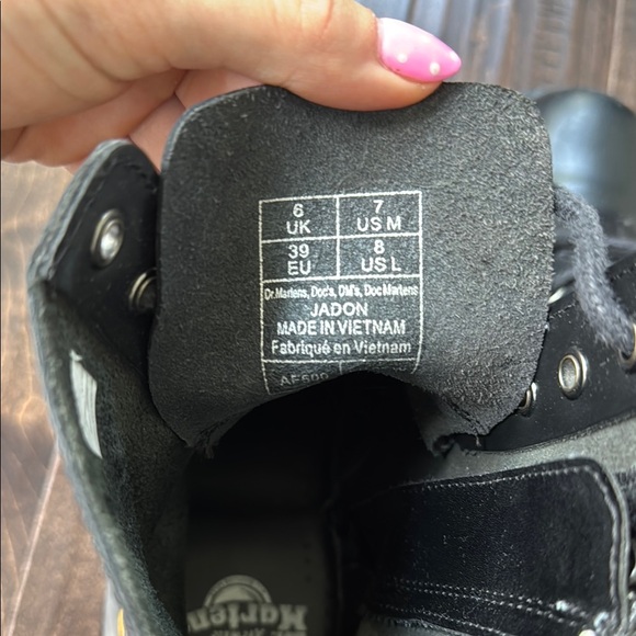 Dr. Martens Black Platform Boots - Picture 3 of 3